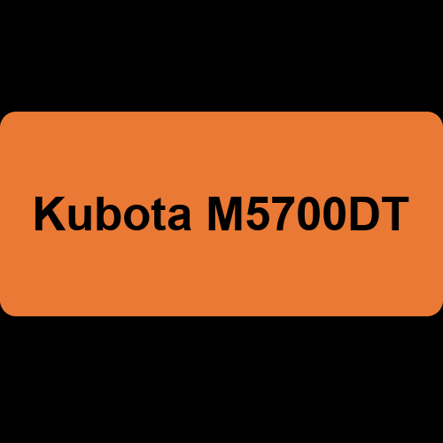 Kubota M5700DT